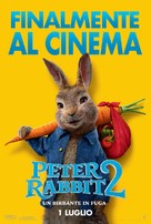 Peter Rabbit 2: The Runaway - Italian Movie Poster (xs thumbnail)