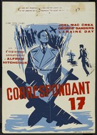 Foreign Correspondent - Belgian Movie Poster (xs thumbnail)