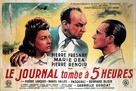 Le journal tombe &agrave; cinq heures - French Movie Poster (xs thumbnail)