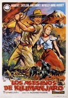 Killers of Kilimanjaro - Spanish Movie Poster (xs thumbnail)