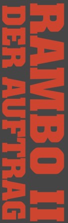 Rambo: First Blood Part II - German Logo (xs thumbnail)