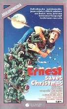 Ernest Saves Christmas - Finnish VHS movie cover (xs thumbnail)