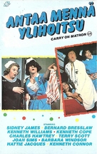 Carry on Matron - Finnish VHS movie cover (xs thumbnail)