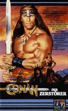 Conan The Destroyer - German VHS movie cover (xs thumbnail)