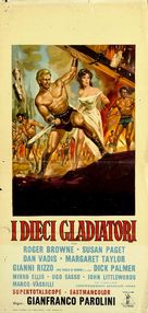 Dieci gladiatori, I - Italian Movie Poster (xs thumbnail)