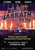 Black Sabbath the End of the End - Czech Movie Poster (xs thumbnail)