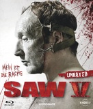 Saw V - German Blu-Ray movie cover (xs thumbnail)