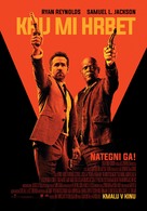 The Hitman&#039;s Bodyguard - Slovenian Movie Poster (xs thumbnail)
