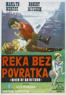 River of No Return - Yugoslav Movie Poster (xs thumbnail)