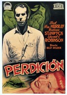 Double Indemnity - Spanish Theatrical movie poster (xs thumbnail)