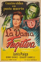 La strada buia - Argentinian Movie Poster (xs thumbnail)