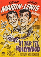Hollywood or Bust - Danish Movie Poster (xs thumbnail)