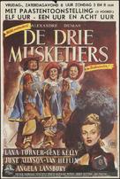 The Three Musketeers - Dutch Movie Poster (xs thumbnail)