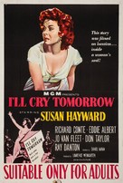 I&#039;ll Cry Tomorrow - Australian Movie Poster (xs thumbnail)