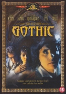 Gothic - Dutch DVD movie cover (xs thumbnail)