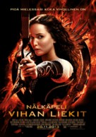 The Hunger Games: Catching Fire - Finnish Movie Poster (xs thumbnail)
