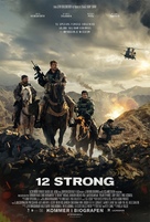 12 Strong - Danish Movie Poster (xs thumbnail)
