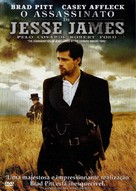 The Assassination of Jesse James by the Coward Robert Ford - Brazilian Movie Cover (xs thumbnail)