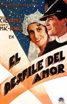 The Love Parade - Spanish Movie Poster (xs thumbnail)
