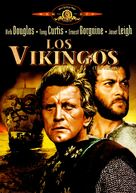 The Vikings - Spanish DVD movie cover (xs thumbnail)