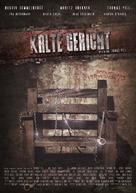 Das kalte Gericht - German Movie Poster (xs thumbnail)