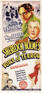 Sherlock Holmes and the Voice of Terror - Australian Movie Poster (xs thumbnail)
