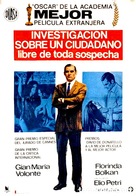 Indagine su un cittadino al di sopra di ogni sospetto - Spanish Movie Poster (xs thumbnail)