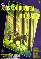 Das Schweigen im Walde - German Movie Poster (xs thumbnail)