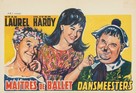The Dancing Masters - Belgian Movie Poster (xs thumbnail)