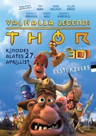 Hetjur Valhallar - &THORN;&oacute;r - Estonian Movie Poster (xs thumbnail)