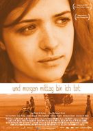 Und morgen mittag bin ich tot - German Movie Poster (xs thumbnail)