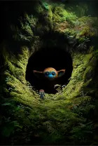 A24 The Legend Of Ochi 映画館用ポスター 送料込み ORIGINAL MOVIE THEATER THE LEGEND OF OCHI TEASER POSTER A24