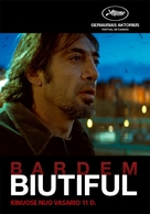 Biutiful - Lithuanian Movie Poster (xs thumbnail)