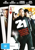 21 - Australian DVD movie cover (xs thumbnail)
