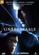 Unbreakable - Danish Movie Cover (xs thumbnail)
