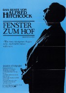 Rear Window - German Re-release movie poster (xs thumbnail)