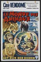 The Animal World - Belgian Movie Poster (xs thumbnail)