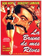 My Favorite Brunette - French Movie Poster (xs thumbnail)