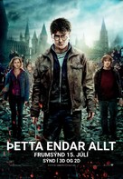 Harry Potter and the Deathly Hallows - Part 2 - Icelandic Movie Poster (xs thumbnail)