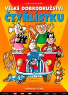 Velk&eacute; dobrodruzstv&iacute; Ctyrl&iacute;stku - Czech Movie Poster (xs thumbnail)