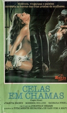 Caged Heat - Brazilian VHS movie cover (xs thumbnail)
