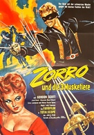 Zorro e i tre moschiettieri - German Movie Poster (xs thumbnail)