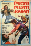 Pugni, pirati e karat&egrave; - Italian Movie Poster (xs thumbnail)