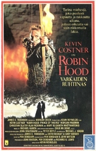 Robin Hood: Prince of Thieves - Finnish VHS movie cover (xs thumbnail)