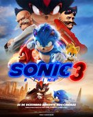 Sonic the Hedgehog 3 - Brazilian Movie Poster (xs thumbnail)