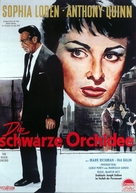 The Black Orchid - German Movie Poster (xs thumbnail)