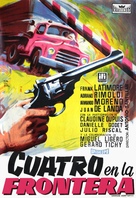 Cuatro en la frontera - Spanish Movie Poster (xs thumbnail)