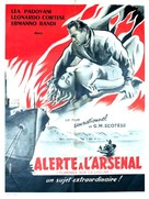 Fiamme sulla laguna - French Movie Poster (xs thumbnail)
