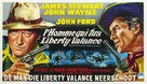 The Man Who Shot Liberty Valance - Belgian Movie Poster (xs thumbnail)