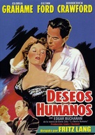 Human Desire - Spanish Movie Poster (xs thumbnail)